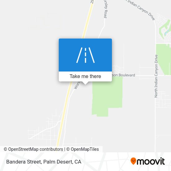 Bandera Street map