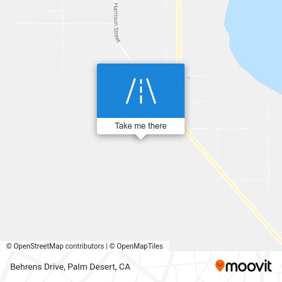 Behrens Drive map