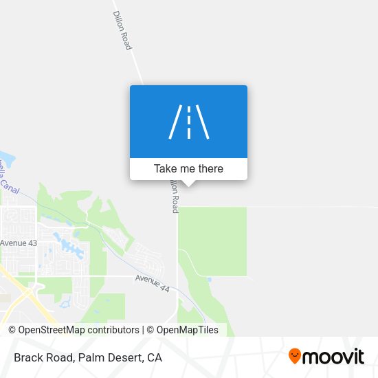 Mapa de Brack Road