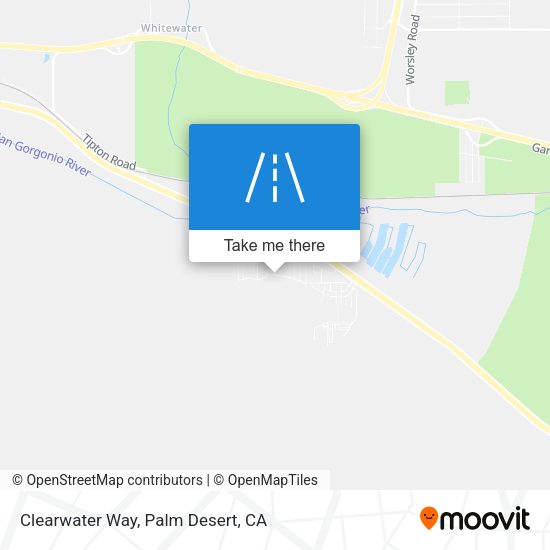 Mapa de Clearwater Way