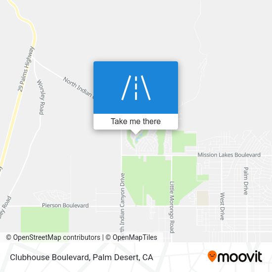 Mapa de Clubhouse Boulevard