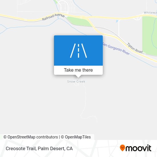 Creosote Trail map