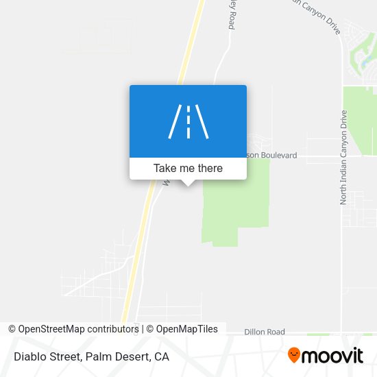 Mapa de Diablo Street