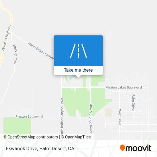 Ekwanok Drive map