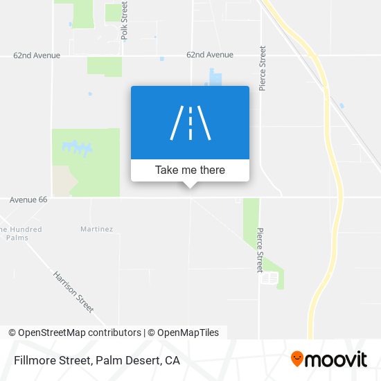 Fillmore Street map