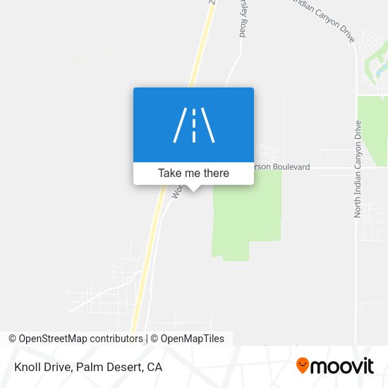 Knoll Drive map