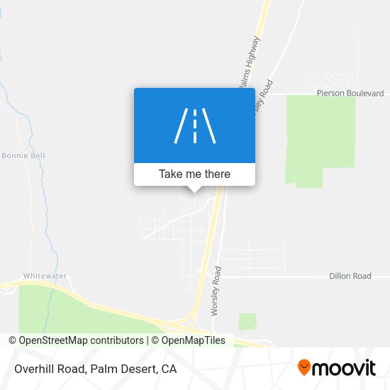 Mapa de Overhill Road
