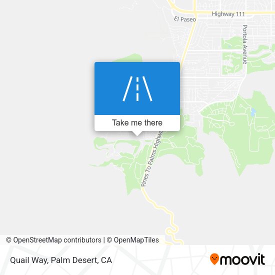 Quail Way map