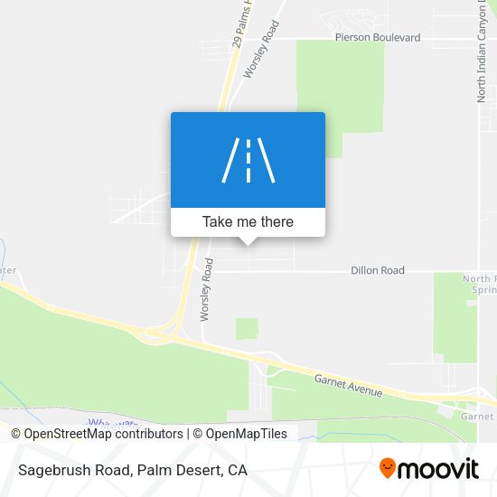 Mapa de Sagebrush Road