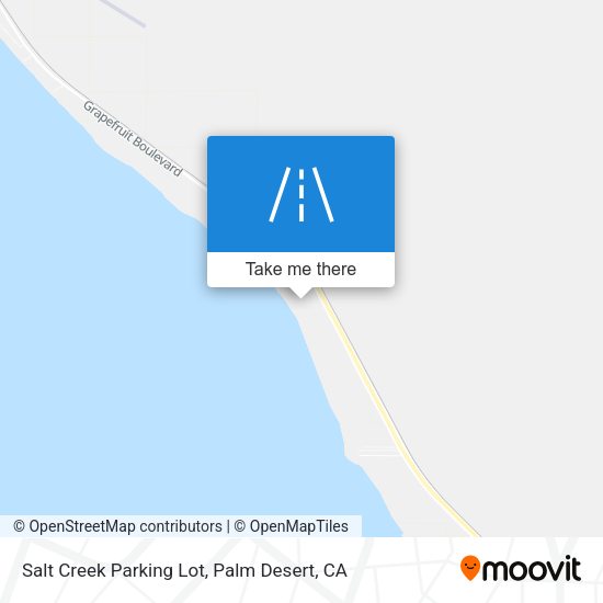 Salt Creek Parking Lot map