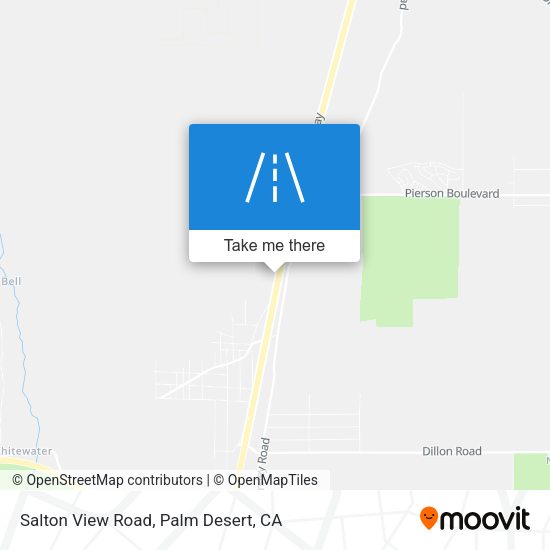 Salton View Road map