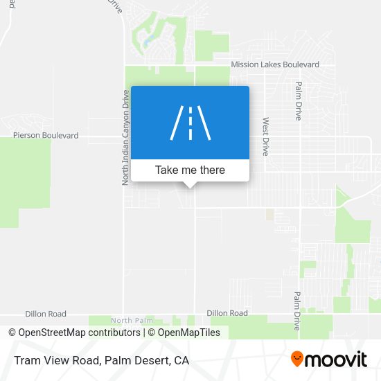 Mapa de Tram View Road