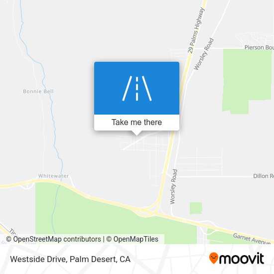 Westside Drive map