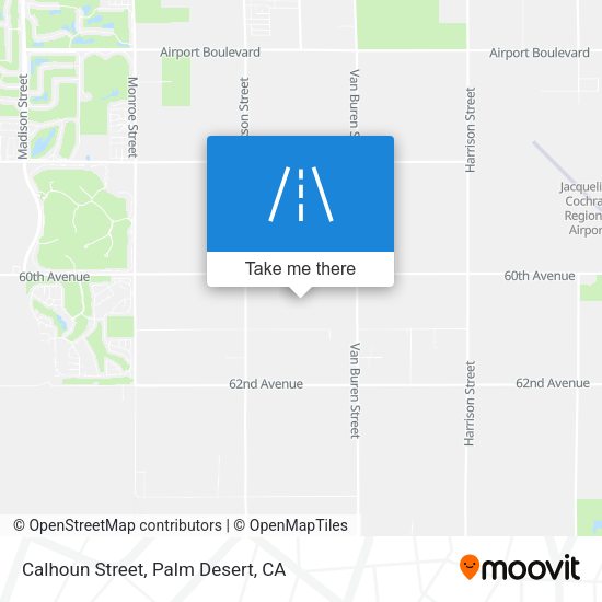 Calhoun Street map