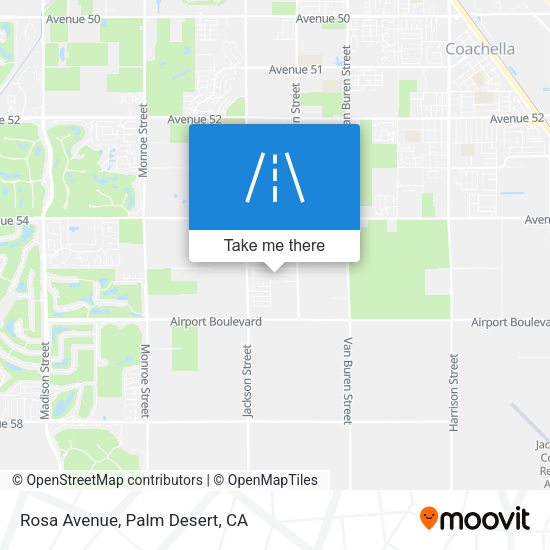 Mapa de Rosa Avenue