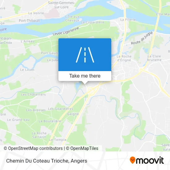 Chemin Du Coteau Trioche map