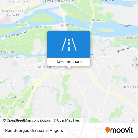 Rue Georges Brassens map