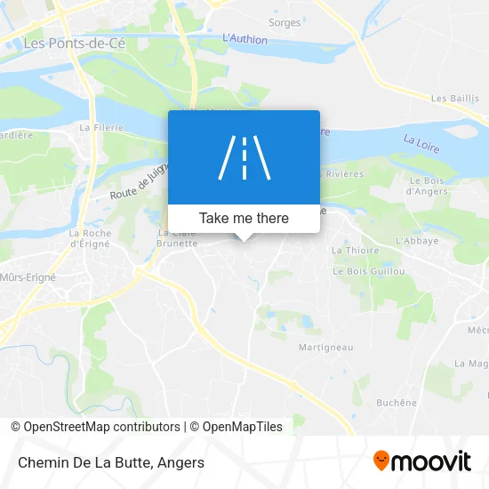 Chemin De La Butte map