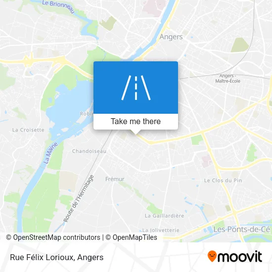 Rue Félix Lorioux map