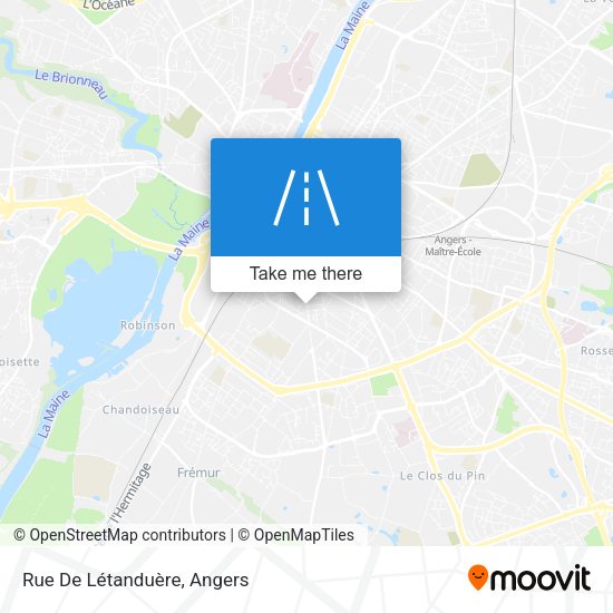 Rue De Létanduère map