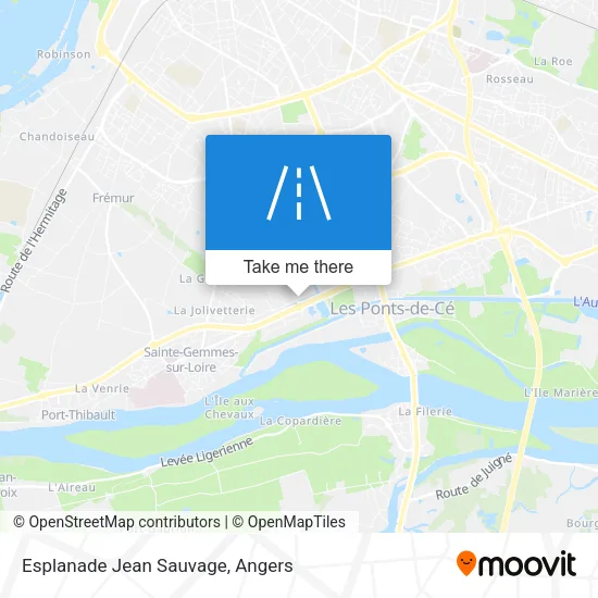Esplanade Jean Sauvage map