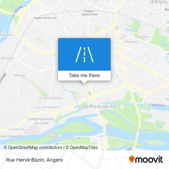 Rue Hervé-Bazin map