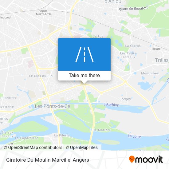 Giratoire Du Moulin Marcille map