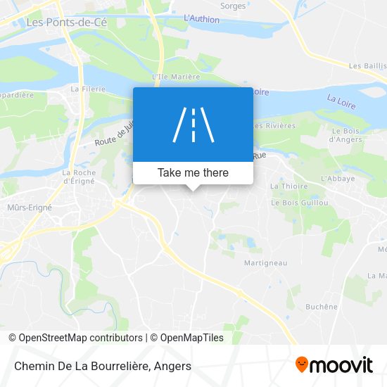 Chemin De La Bourrelière map