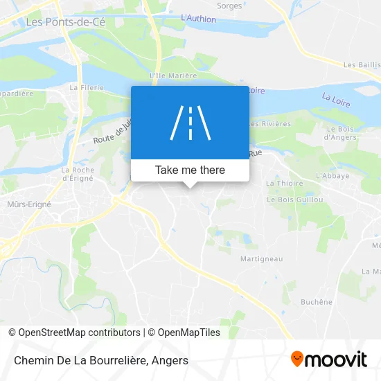 Chemin De La Bourrelière map