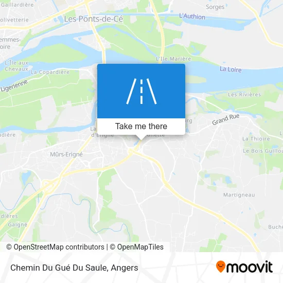 Chemin Du Gué Du Saule map