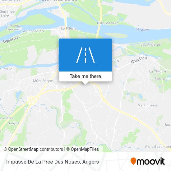 Impasse De La Prée Des Noues map