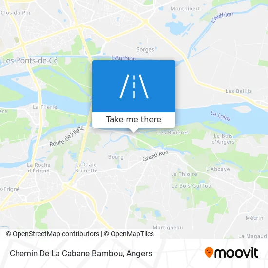 Chemin De La Cabane Bambou map