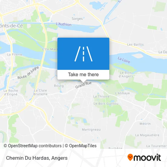Chemin Du Hardas map