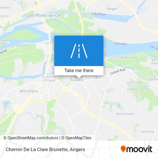 Chemin De La Claie Brunette map