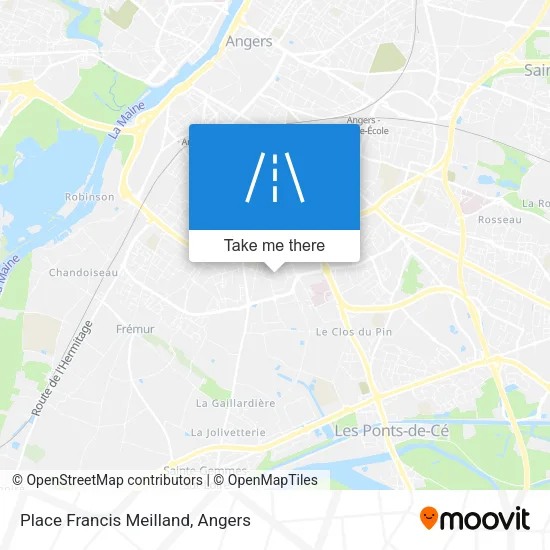Place Francis Meilland map