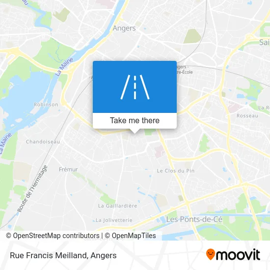 Rue Francis Meilland map