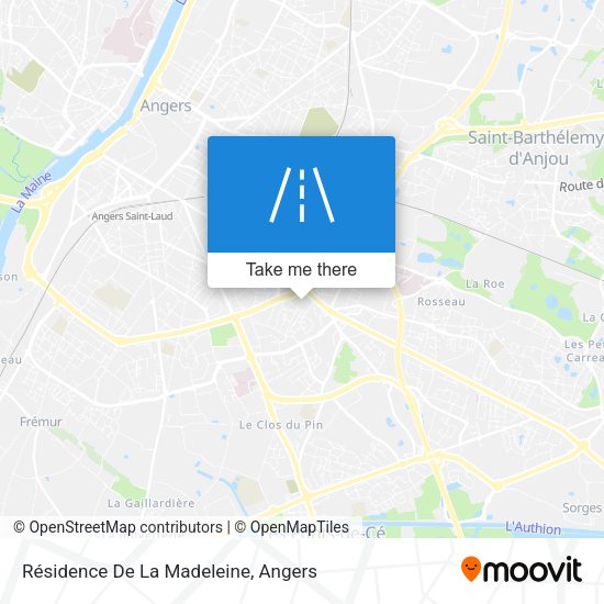 Résidence De La Madeleine map