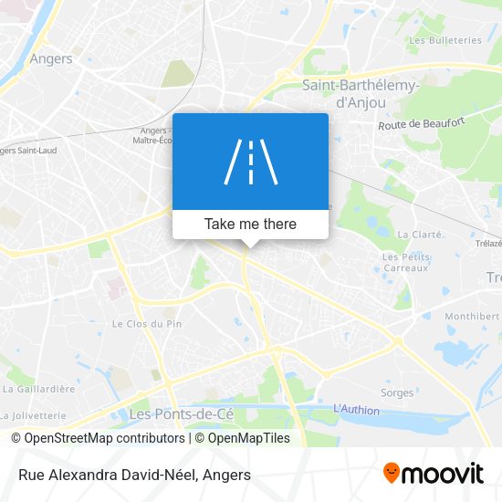 Rue Alexandra David-Néel map
