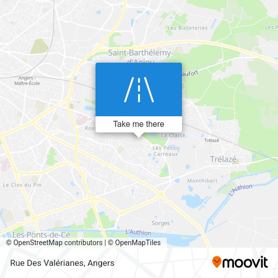 Rue Des Valérianes map