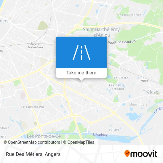 Rue Des Métiers map