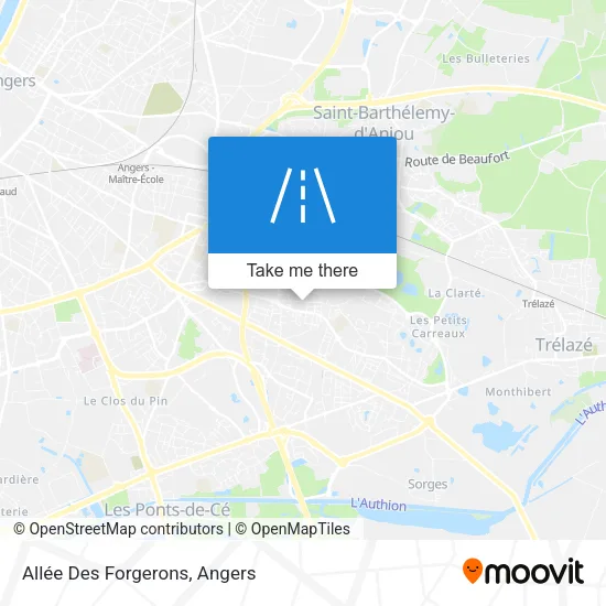 Allée Des Forgerons map
