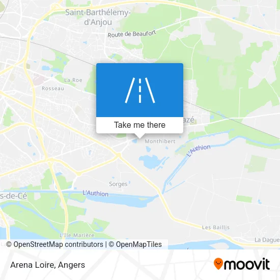 Arena Loire map