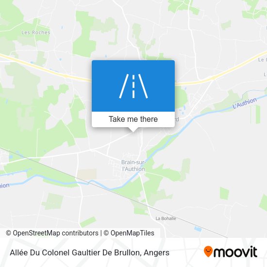 Allée Du Colonel Gaultier De Brullon map