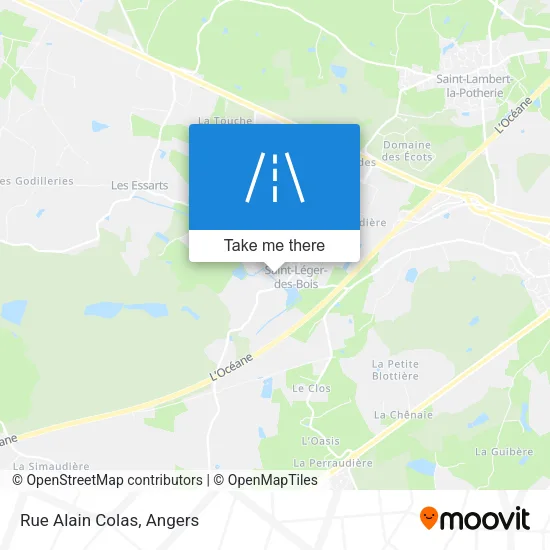 Rue Alain Colas map