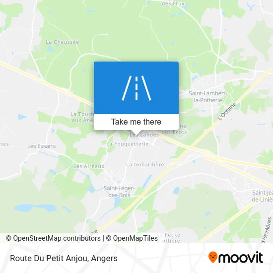 Route Du Petit Anjou map