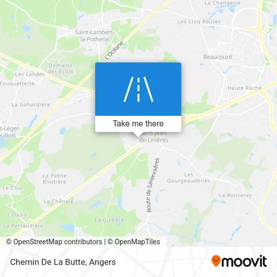 Chemin De La Butte map