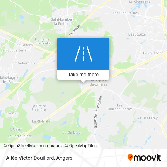 Allée Victor Douillard map