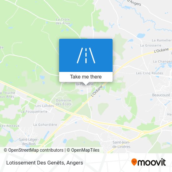 Lotissement Des Genêts map