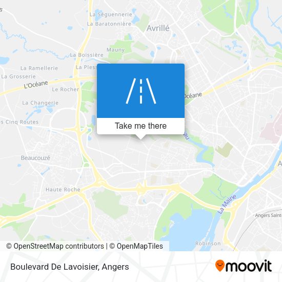 Boulevard De Lavoisier map