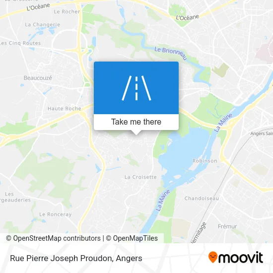 Rue Pierre Joseph Proudon map